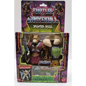 Masters Of The Universe X Teenage Mutant Ninja Turtles Splinter-Skull Action Fig